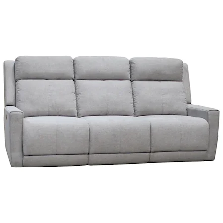 Dual Power Reclining Sofa with Power Headrest and USB Port